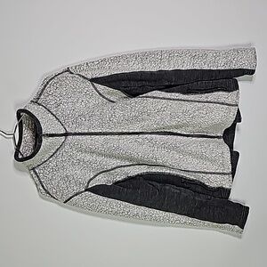 KUHL XL wool silver and gray zip up jacket